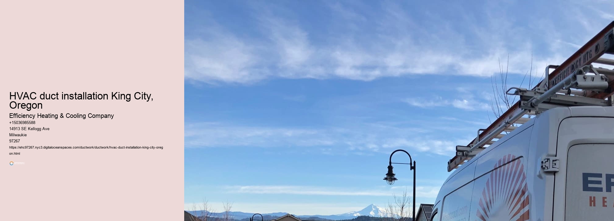 HVAC duct installation King City, Oregon